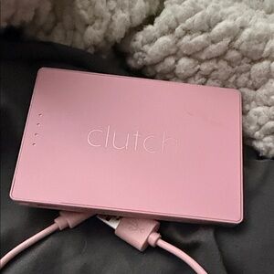 Pink Clutch Portable Charger